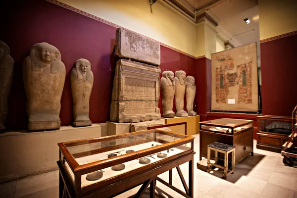 Tentoonstellingshal Het Egyptisch Museum Cairo Egypte — Stockfoto