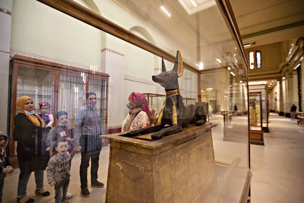 Ausstellungshalle Ägyptischen Museum Kairo Ägypten — Stockfoto