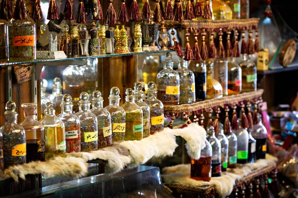 Loja Com Especiarias Perfumes Ervas Medicamentos Dahab Egito — Fotografia de Stock