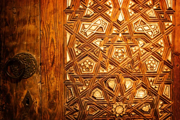 Cairo Egypt October 2020 Beautiful Islamic Mosaic Pattern Close Museum — Foto de Stock