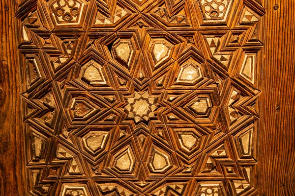 Cairo Egypt October 2020 Beautiful Islamic Mosaic Pattern Close Museum — Foto Stock