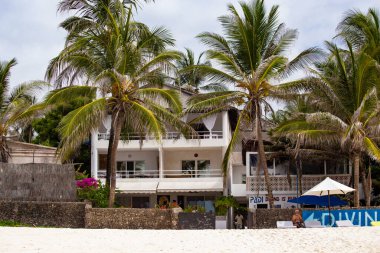 WATAMU, KENYA - Aralık 2020: Watamu Blue Bay, Kenya 'da bir sahil villası