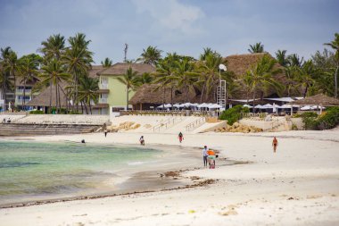 WATAMU, KENYA - Aralık 2020: Watamu Blue Bay, Kenya 'da bir sahil villası
