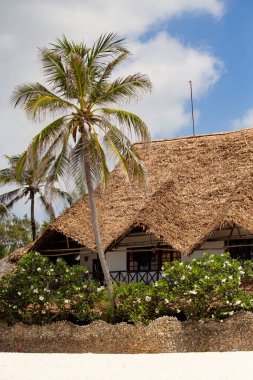 WATAMU, KENYA - Aralık 2020: Watamu Blue Bay, Kenya 'da bir sahil villası