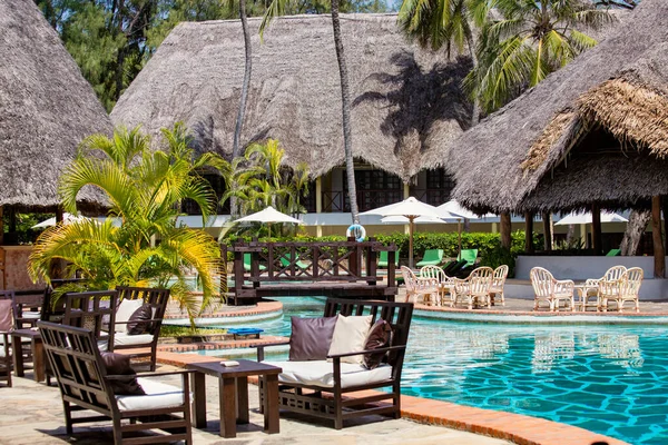 Watamu Kenya December 2020 Luxury Hotel Swimming Pool Blue Bay — 图库照片