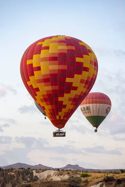 Goreme Turkey December 2018 Colorful Hot Air Balloons Air Cappadocia — Stock Photo, Image