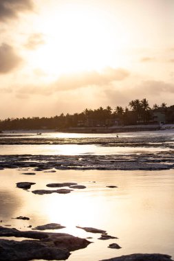 Beautiful sunset on the beach in Watamu Blue Bay, Kenya