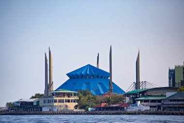 MALE, MALDIVES - Mart 2021: Maldivler 'deki Kral Salman Camii, Erkek