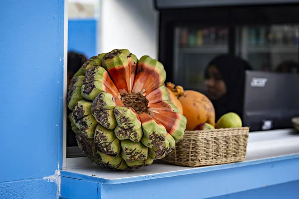 Exotic fruits, fruit shop, juice bar in Maldives