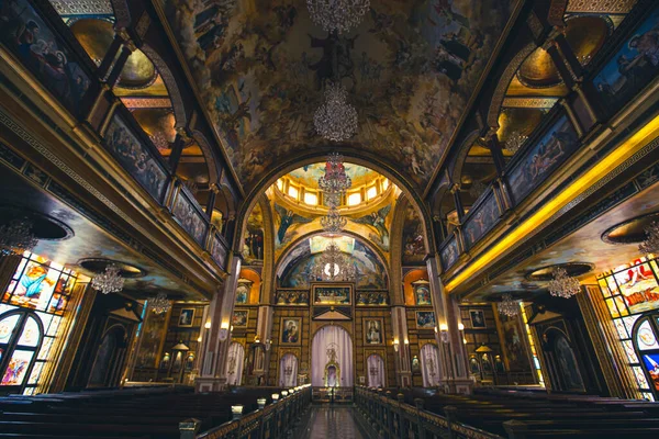 Sharm Sheikh May 2021 Coptic Church Heavenly Cathedral Interior Sharm Royalty Free Stock Photos