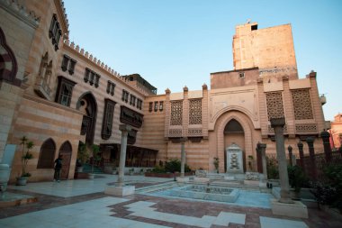 CAIRO, EGYPT - Ekim 2020: Kahire, Mısır İslam Sanatları Müzesi Binası