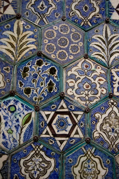 Cairo Egitto Ottobre 2020 Tradizionale Mosaico Ceramica Islamica Vicino Cairo — Foto Stock