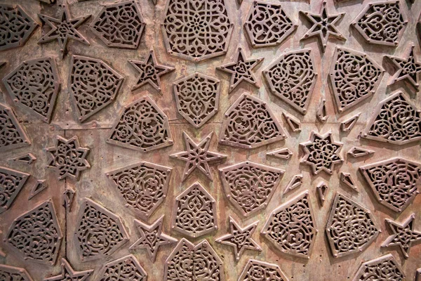 Alte Dekorative Muster Der Wand Details Inneren — Stockfoto