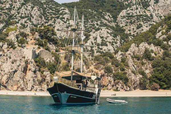 Cirali Turkey Juni 2021 Boot Middellandse Zee Bij Cirali Antalia — Stockfoto