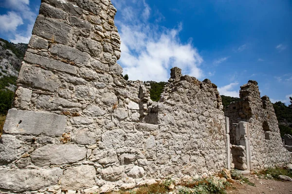 Cirali Turquie Juin 2021 Ruines Byzantines Antiques Dans Ville Olympos — Photo