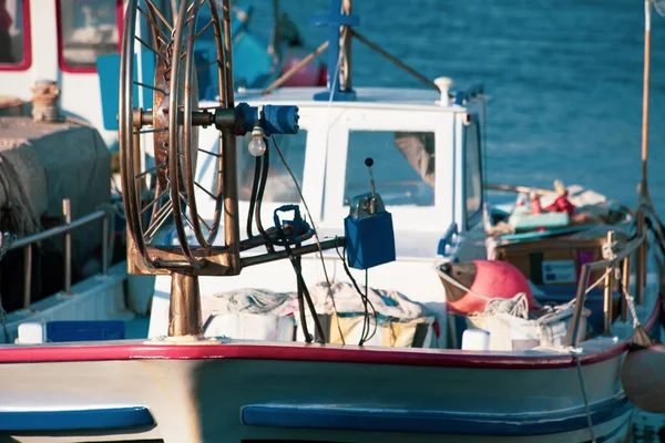 Agia Napa Zypern Juni 2021 Traditionelle Fischerboote Hafen Von Agia — Stockfoto