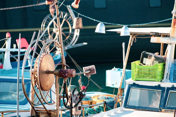 Agia Napa Zypern Juni 2021 Traditionelle Fischerboote Hafen Von Agia — Stockfoto