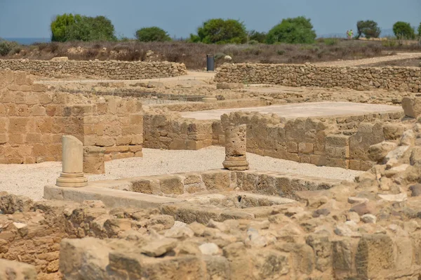 Paphos Cypern Juli 2021 Arkeologiska Parken Paphos Cypern — Stockfoto