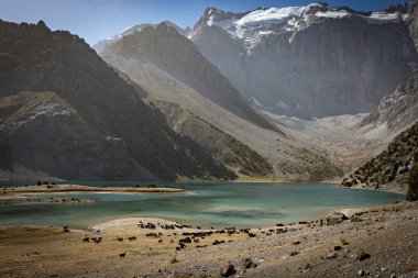 Amazing view of Koulikalon Lake in Fann mountains Tajikistan