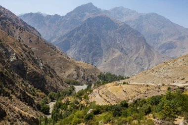 Mountain landscape in Fann Mountains Pamir Alay Tajikistan
