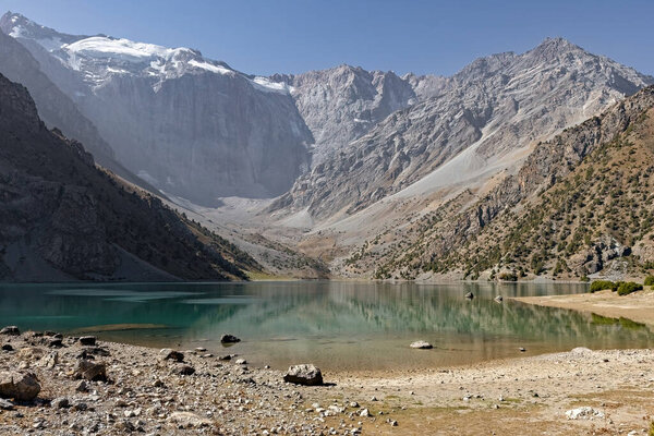 Amazing view of Koulikalon Lake in Fann mountains Tajikistan
