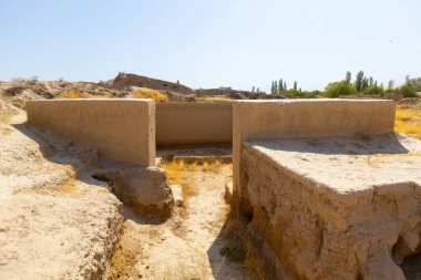 Tacikistan 'daki antik Panjakent Arkeolojik Alanı