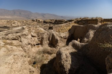 Tacikistan 'daki antik Panjakent Arkeolojik Alanı