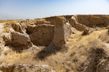 Tacikistan 'daki antik Panjakent Arkeolojik Alanı