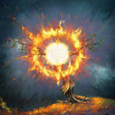  holly spirit yangında Eucharist