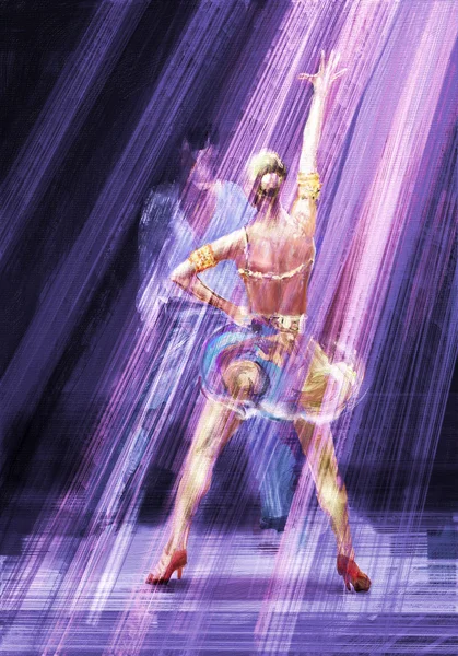 sıcak rumba dansçılar