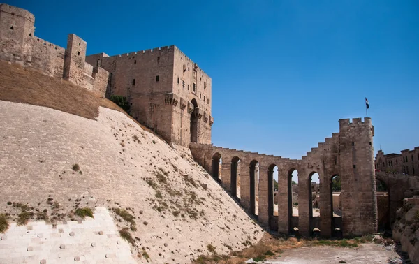 Aleppo Citadel, Síria — Fotografia de Stock