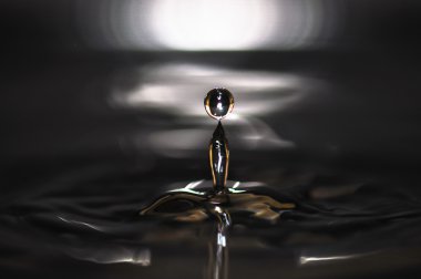 su damlası ve dalgalar