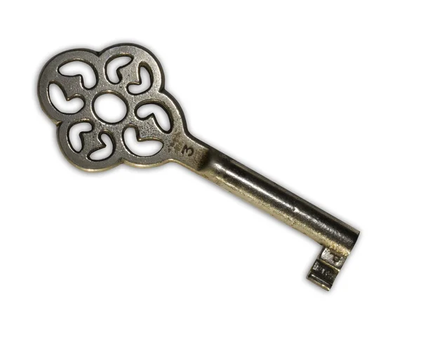 Old fashioned key — Stock Photo, Image