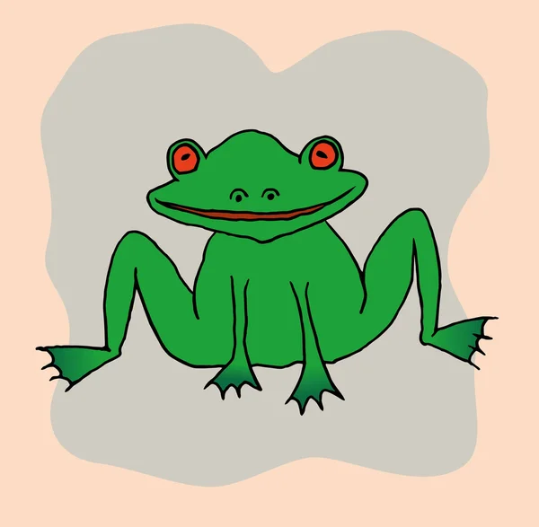 Rysunek żaby — Wektor stockowy