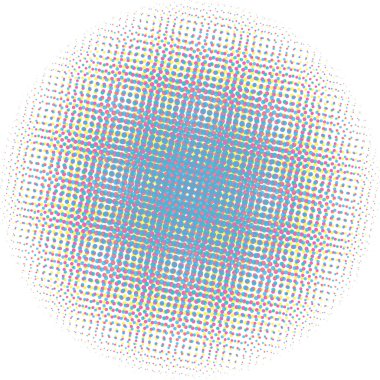 Optik nokta radyal gradyan