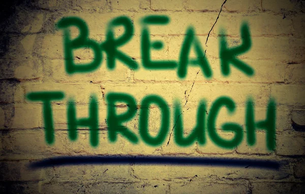 Break Through Concept — Stock Photo, Image