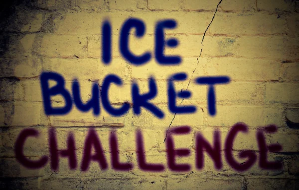 Ice Bucket Challenge-Konzept — Stockfoto