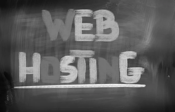 Web hosting koncepció — Stock Fotó