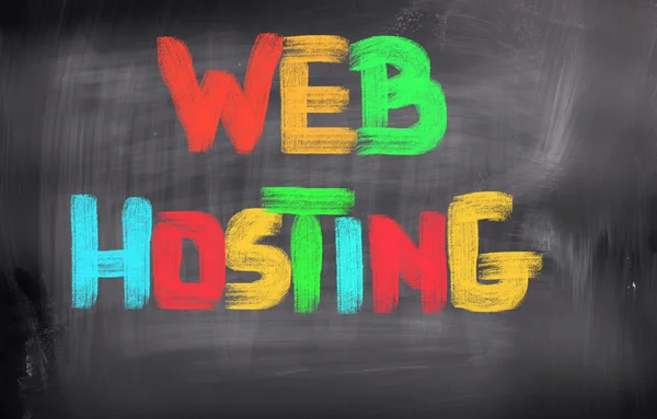 Concetto di Web hosting — Foto Stock