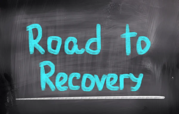 Road To Recovery Concept — Stock Photo, Image