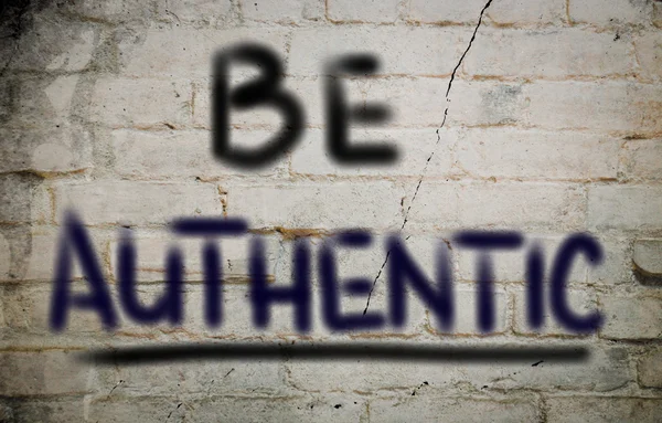 Be Authentic Concept — Stock Photo, Image