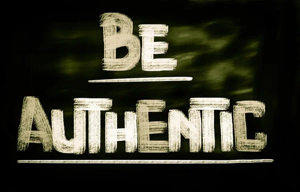 Be Authentic Concept — Stock Photo, Image