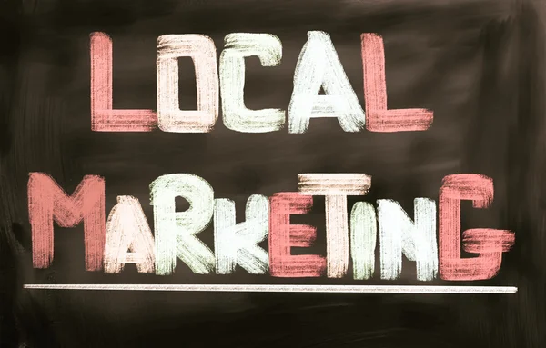 Concepto de Marketing Local — Foto de Stock