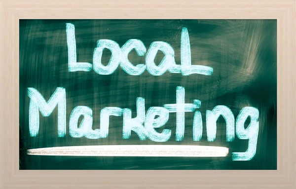 Concepto de Marketing Local — Foto de Stock