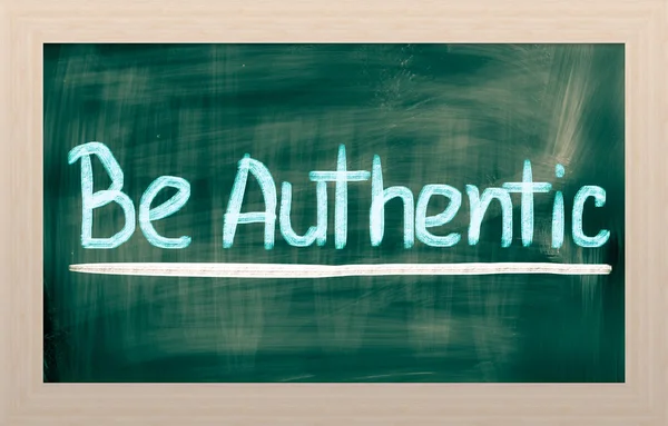 Be Authentic Concept — Stock Photo, Image