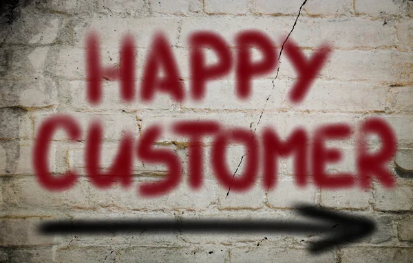 幸せな顧客の概念 — ストック写真