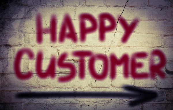 Concepto de cliente feliz — Foto de Stock