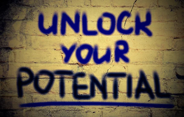 Unlock Your Potential Concept — Stock Photo, Image