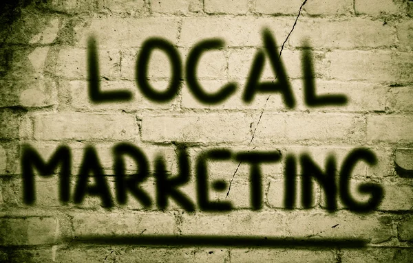 Concepto de Marketing Local —  Fotos de Stock