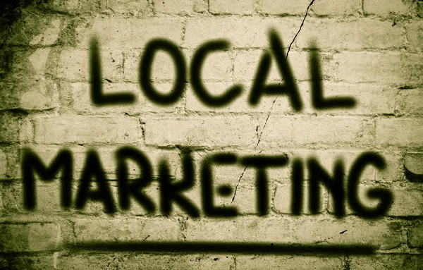 Concepto de Marketing Local — Foto de Stock